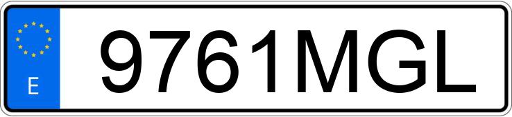 Numer rejestracyjny 9761MGL posiada PEUGEOT BOXER