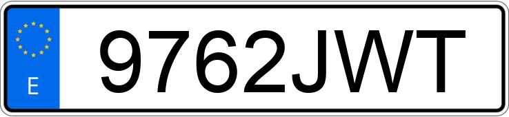 Numer rejestracyjny 9762JWT posiada AUDI A5 SPORTBACK Numer rejestracyjny 9762JWT posiada AUDI A5 SPORTBACK