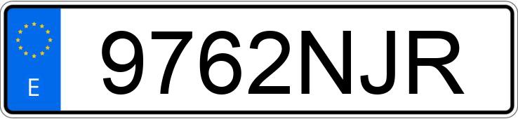 Numer rejestracyjny 9762NJR posiada FORD MUSTANG Numer rejestracyjny 9762NJR posiada FORD MUSTANG