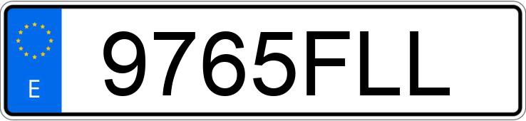 Numer rejestracyjny 9765FLL posiada HYOSUNG GT 125