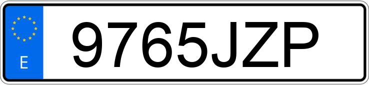 Numer rejestracyjny 9765JZP posiada SKODA SPACEBACK