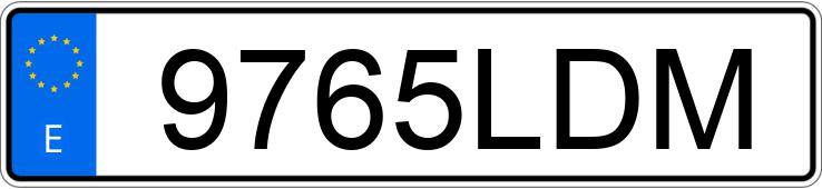 Numer rejestracyjny 9765LDM posiada PEUGEOT RIFTER