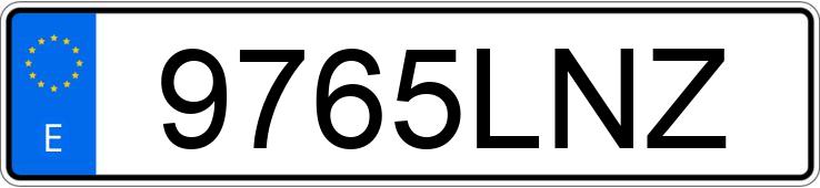 Numer rejestracyjny 9765LNZ posiada VOLKSWAGEN TIGUAN ALLSPACE