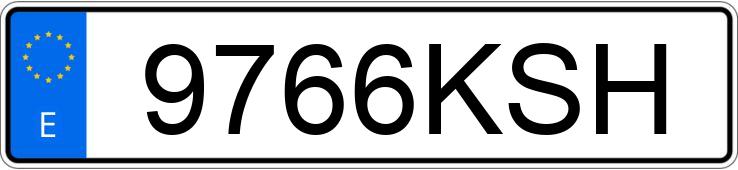Numer rejestracyjny 9766KSH posiada MERCEDES E (212-207) Numer rejestracyjny 9766KSH posiada MERCEDES E (212-207)