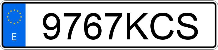 Numer rejestracyjny 9767KCS posiada RENAULT CLIO