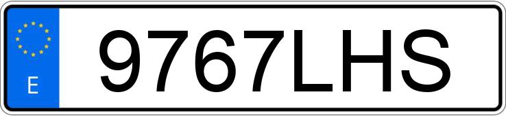 Numer rejestracyjny 9767LHS posiada SKODA OCTAVIA