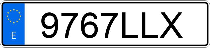 Numer rejestracyjny 9767LLX posiada MERCEDES E (213)