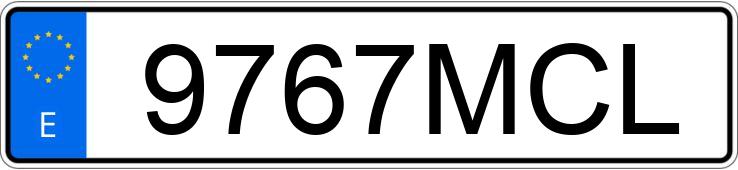 Numer rejestracyjny 9767MCL posiada CITROEN C4