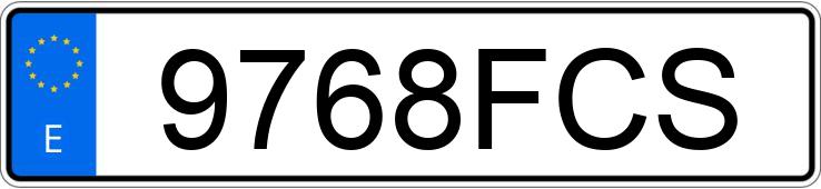 Numer rejestracyjny 9768FCS posiada SEAT IBIZA Numer rejestracyjny 9768FCS posiada SEAT IBIZA