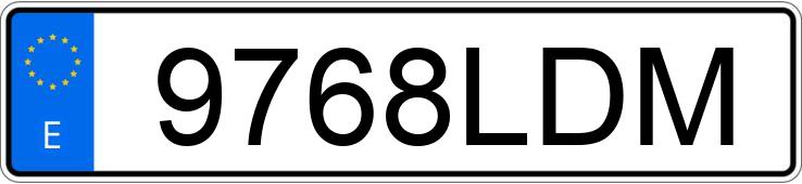 Numer rejestracyjny 9768LDM posiada OPEL ASTRA