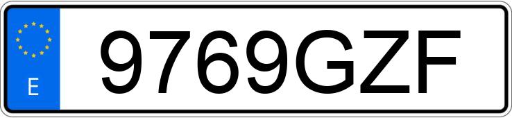 Numer rejestracyjny 9769GZF posiada HONDA S-WING 125