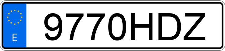 Numer rejestracyjny 9770HDZ posiada RENAULT MEGANE Numer rejestracyjny 9770HDZ posiada RENAULT MEGANE