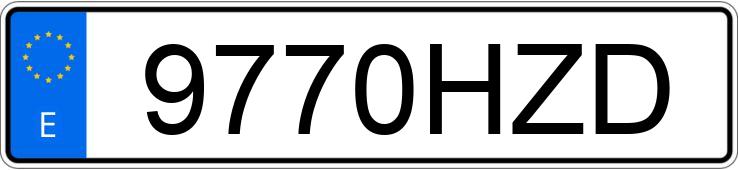 Numer rejestracyjny 9770HZD posiada MERCEDES SPRINTER Numer rejestracyjny 9770HZD posiada MERCEDES SPRINTER