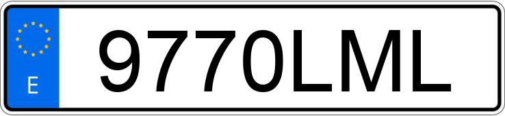 Numer rejestracyjny 9770LML posiada MERCEDES SPRINTER Numer rejestracyjny 9770LML posiada MERCEDES SPRINTER