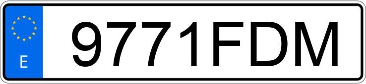 Il numero di registrazione 9771FDM ha OPEL ASTRA GTC