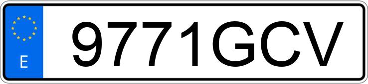 Numer rejestracyjny 9771GCV posiada FORD FOCUS