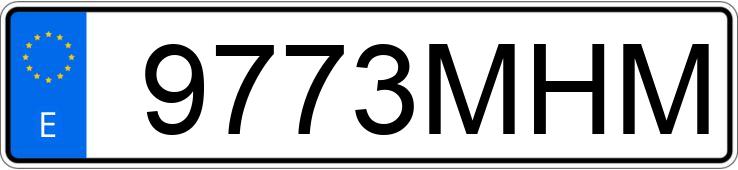 Numer rejestracyjny 9773MHM posiada VOLKSWAGEN TRANSPORTER