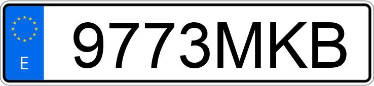 Numer rejestracyjny 9773MKB posiada VOLVO XC40