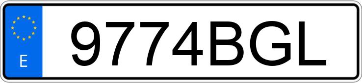 Numer rejestracyjny 9774BGL posiada NISSAN TERRANO II