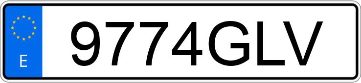 Numer rejestracyjny 9774GLV posiada AUDI A4