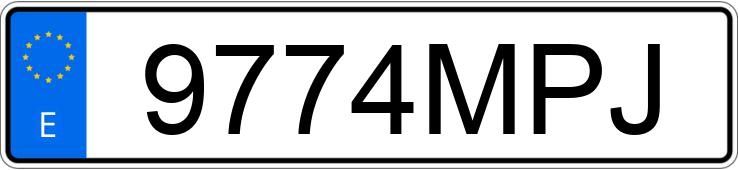 Numer rejestracyjny 9774MPJ posiada HONDA CB 750 Numer rejestracyjny 9774MPJ posiada HONDA CB 750