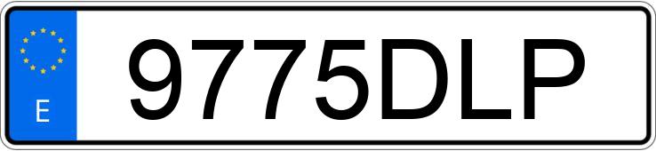 Registreringsnummeret 9775DLP har VOLVO V50