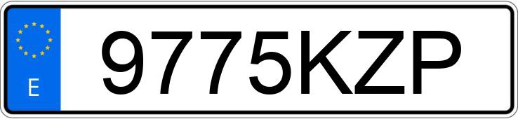 Numer rejestracyjny 9775KZP posiada YAMAHA MT 10