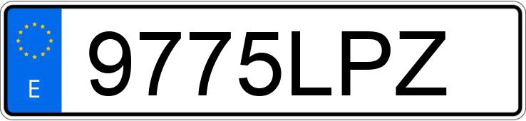 Numer rejestracyjny 9775LPZ posiada AUDI RS Q3 SPORTBACK