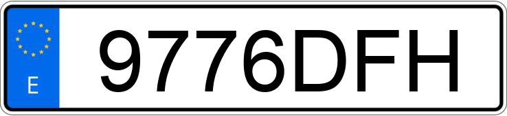 Registreringsnummeret 9776DFH har TOYOTA LAND CRUISER Registreringsnummeret 9776DFH har TOYOTA LAND CRUISER