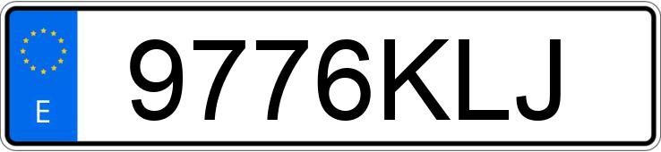 Numer rejestracyjny 9776KLJ posiada SEAT LEON Numer rejestracyjny 9776KLJ posiada SEAT LEON