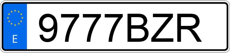 Numer rejestracyjny 9777BZR posiada SUBARU IMPREZA Numer rejestracyjny 9777BZR posiada SUBARU IMPREZA