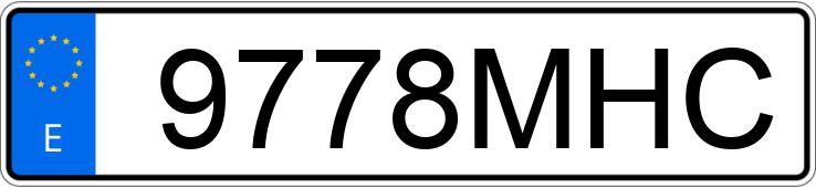 Numer rejestracyjny 9778MHC posiada RENAULT CLIO