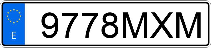 Die Registrierungsnummer 9778MXM hat JEEP COMPASS