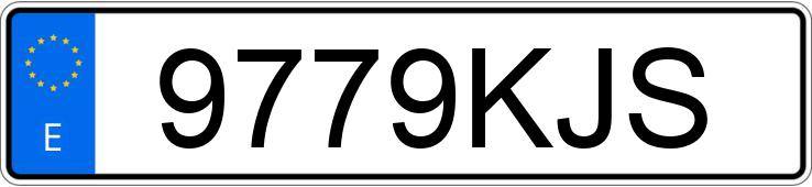Numer rejestracyjny 9779KJS posiada RENAULT CAPTUR