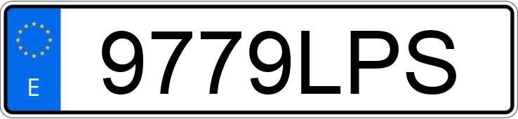 Numer rejestracyjny 9779LPS posiada DACIA SANDERO