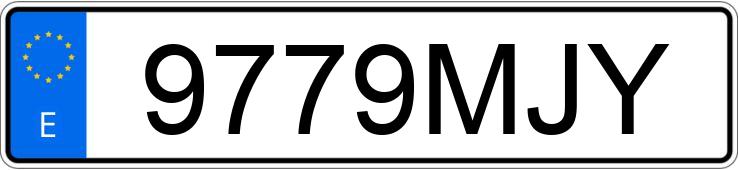 Numer rejestracyjny 9779MJY posiada AUDI Q3