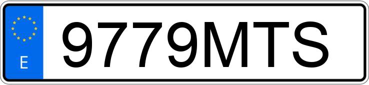 Numer rejestracyjny 9779MTS posiada AUDI A6