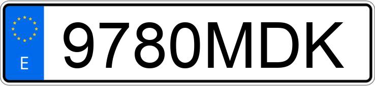 Numer rejestracyjny 9780MDK posiada AUDI Q3