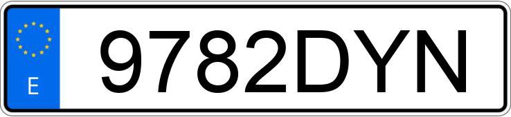 Numer rejestracyjny 9782DYN posiada CITROEN C4