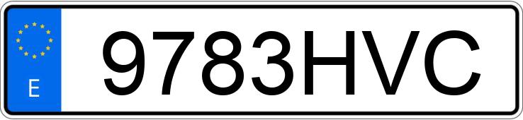 Numer rejestracyjny 9783HVC posiada KIA SPORTAGE