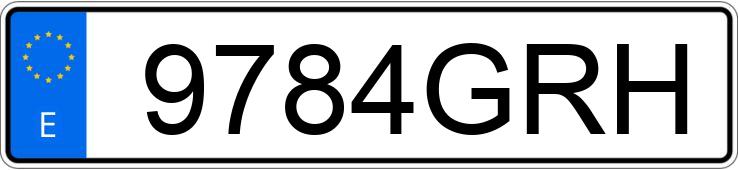 Numer rejestracyjny 9784GRH posiada SEAT LEON Numer rejestracyjny 9784GRH posiada SEAT LEON