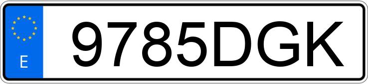 Numer rejestracyjny 9785DGK posiada PEUGEOT 206 Numer rejestracyjny 9785DGK posiada PEUGEOT 206