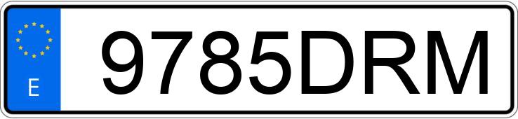 Numer rejestracyjny 9785DRM posiada VOLKSWAGEN TOUAREG