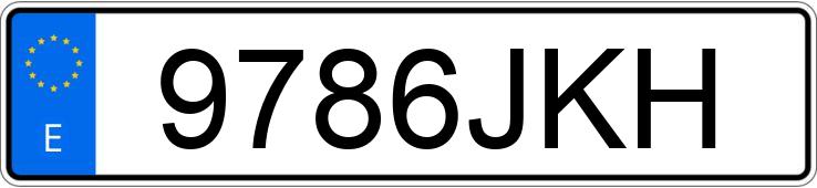 Numer rejestracyjny 9786JKH posiada FORD CUSTOM Numer rejestracyjny 9786JKH posiada FORD CUSTOM