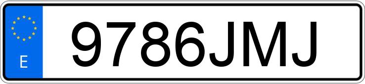 Numer rejestracyjny 9786JMJ posiada MERCEDES C (205)