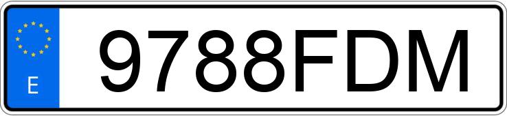 Numer rejestracyjny 9788FDM posiada PEUGEOT 307