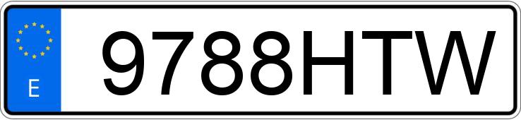 Numer rejestracyjny 9788HTW posiada CHEVROLET-GM CAPTIVA