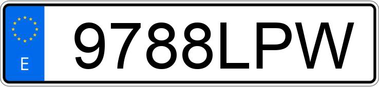 Numer rejestracyjny 9788LPW posiada KIA RIO