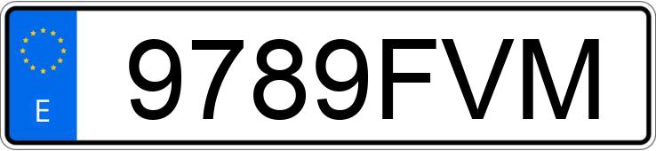 Numer rejestracyjny 9789FVM posiada VOLKSWAGEN CROSSPOLO