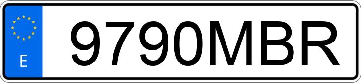 Numer rejestracyjny 9790MBR posiada MERCEDES GLE (167)